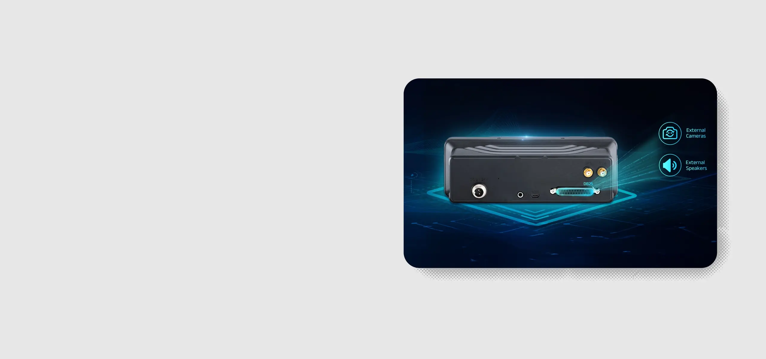 DB25 Port for External Connectivity