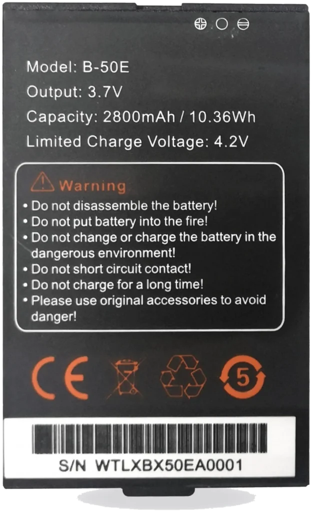 Inrico T522 Battery