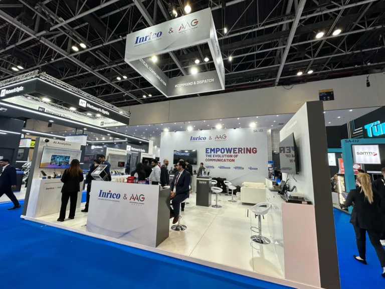 On the Inrico and AAG stand at Intersec Dubai 2025