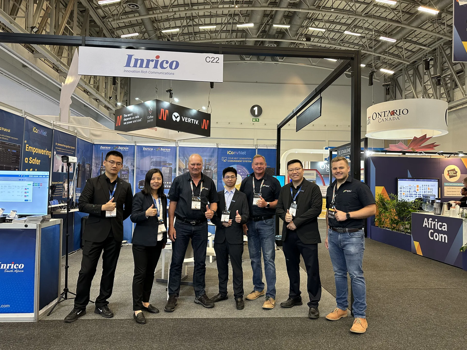 The Inrico and Inrico South Africa teams on stand C22