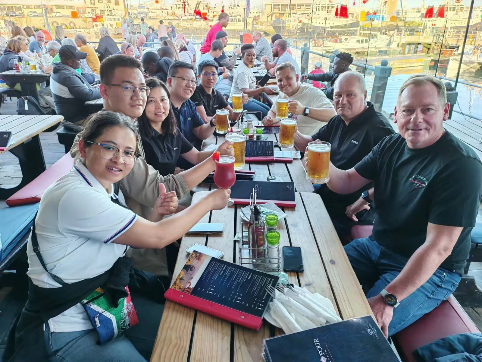The Inrico and Inrico South Africa teams at the V&A Waterfront